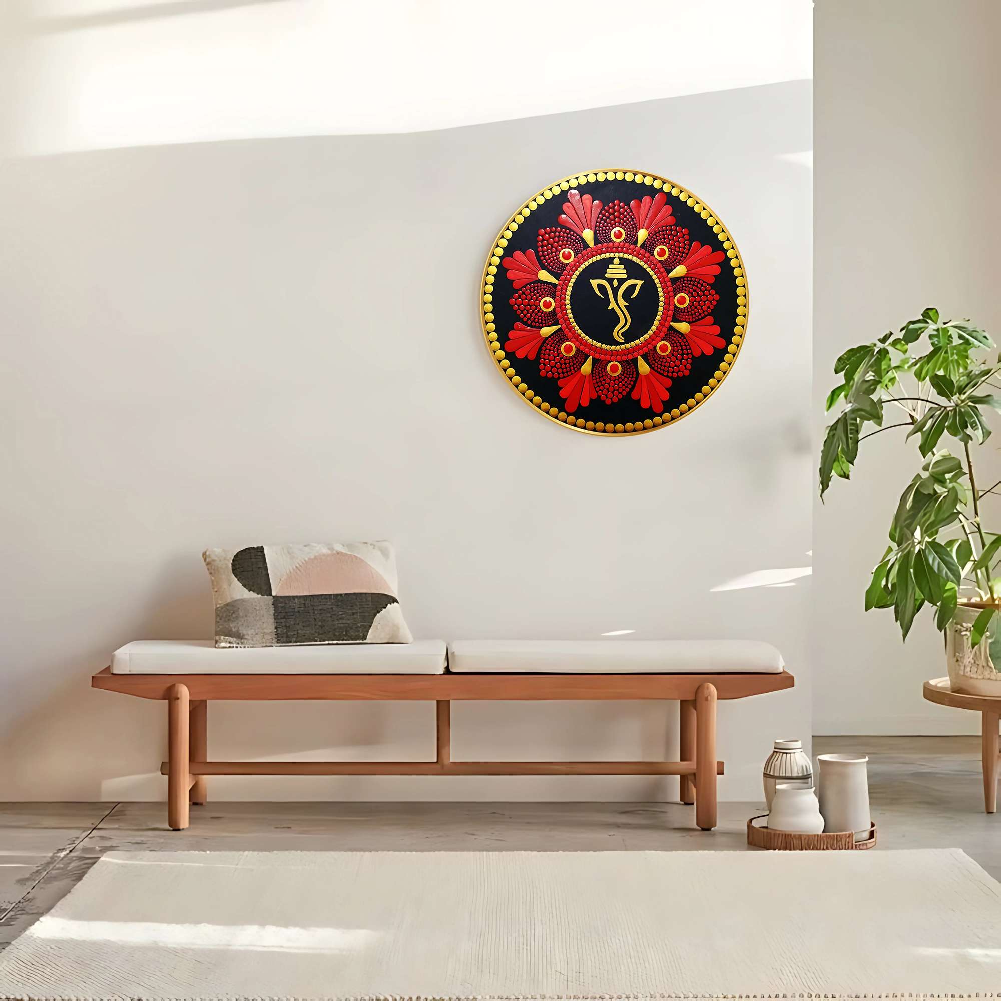 Round Wall Painting - Image 4